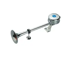 Single Electromagnetic Horn with Stainless Steel Trumpet - 24V