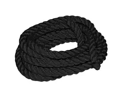 Black rope 2.5 mt Ø 10mm