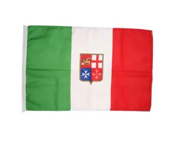 Italian Civil Flag - Woven Polyester - 20x30cm