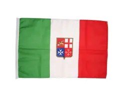 Italian Civil Flag - Woven Polyester - 20x30cm, Dimensions, cm: 20x30