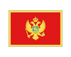 Montenegro Flag - 30x45cm, Dimensions, cm: 30x45