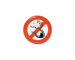 Self Adhesive "No Smoking On Board" Relief Sticker