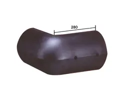 Black Angular Fender - 280x250mm