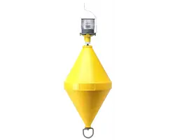 Buoy with light Ø 50 cm - Yellow