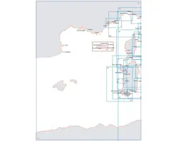 Nautical Chart - From the Balearic Sea to the Tyrrhenian Sea