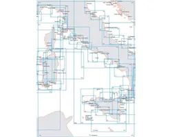 Nautical Chart - From the Ligurian Sea to the Tyrrhenian Sea Strait of Sicily