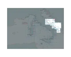 Carte nautique - De Vieste à Porto San Giorgio et à l'île Hers.