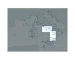 Nautical Chart - From Fiumicino to Punta Licosa