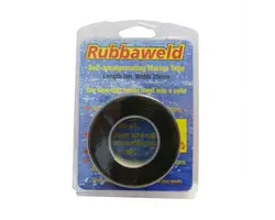 Black rubbaweld 25mm 5mt