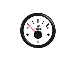 Fuel Level Display - White, Color: White