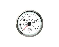 Speedometer - 35 Knots - Chromed, Color: Chrome