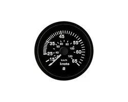 Speedometer - 65 Knots - Black