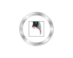 Round ViewLine Frame - 52mm - Chromed, Color: Chrome, Diameter, mm: 52