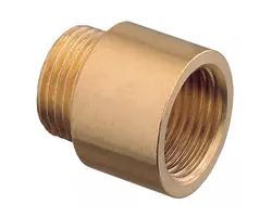 Brass Extension - 3/8" x 40mm, H, mm: 40, Thread: 3/8"