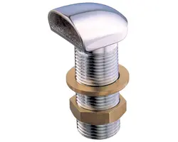 Chromed brass scupper 3/4