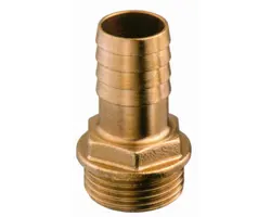 Connecteur de tuyau mâle en bronze - 3/8" - 15mm, Pour le diamètre du tuyau, mm: 15, Fil de discussion: M3/8"