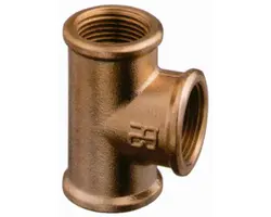 Bronze T-joint - 4", Thread: F4"