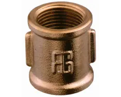 Bronze Joint Sleeve - 1/2", Thread: F1/2"