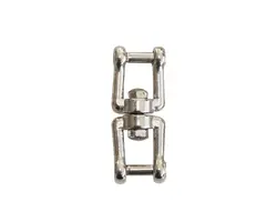 Manille pivotante AISI 316 avec goupille intégrée - diamètre 5mm, Diamètre, mm: 5