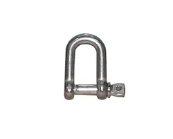 D Shackle with Captive Pin - diameter 12mm, Diameter, mm: 12