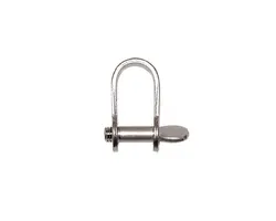 Flat D Shackle - diameter 4mm, Diameter, mm: 4