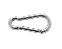 AISI 316 Carabiner with Straight Closing - diameter 5mm, Diameter, mm: 5