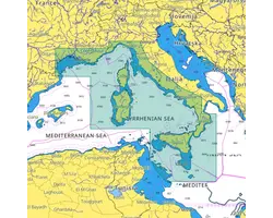 C-MAP 4D - Tyrrhenian Sea and Central Mediterranean