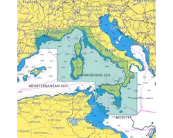 C-MAP DISCOVER - Tyrrhenian Sea and Central Mediterranean