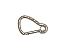 AISI 316 Asymmetric Kong Carabiner with Eye - diameter 10mm, Diameter, mm: 10