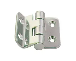 Mirror polished S.S. Offset hinge - 35x37mm