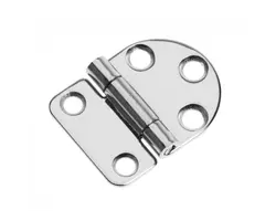 Mirror polished S.S. Reversed hinge - 40x30mm