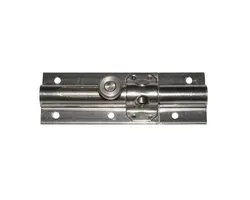 Spring Door Bolt with Padlock Eye - 145x36mm, Length, mm: 145