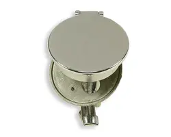 Flush Hatch Lock without Key - diameter 68mm, Model: Without key