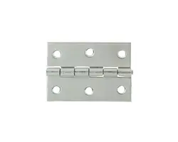 Mirror Polished S.S. Hinge - 60x40mm, Dimensions, mm: 60x40