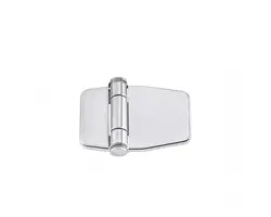 S.S. Hinge with integrated cover - 39.6x44.8mm