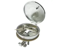 Flush hatch lock with key Ø 115mm