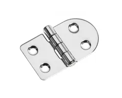 Mirror polished S.S. hinge - 67x40mm