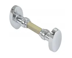 Knobs in chromed brass for locks - 26x51mm