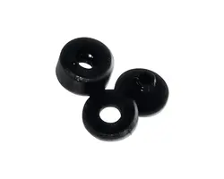 Black nylon spacers - 20x10mm, Color: Black