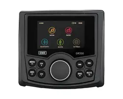 GR350BTB Bluetooth AM/FM Marine Stereo - Noir, Couleur: Black