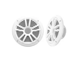 MR6W Marine Speakers - 180W - White, Color: White