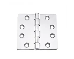 Mirror Polished S.S. Hinge - 102x102mm