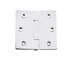 Mirror polished S.S. hinge - 127x127mm