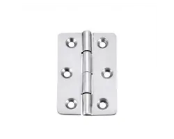 Mirror polished S.S. hinge - 50x76,5mm