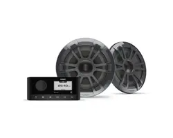 Fusion® MS-RA60 Stereo with EL Sports EL-FL651SPG Speakers Kit