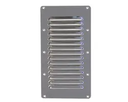 Stainless steel louver vents - 228x127mm