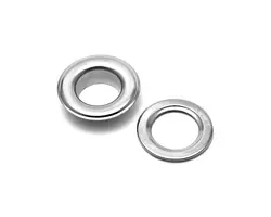 White Nylon Eyelets and Washers - Ø14mm, Diameter, mm: 14