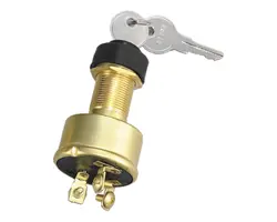 Brass Engine Ignition Keys - 3 Terminals