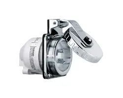 Inox plug 2P+T 230V. 16A IP56