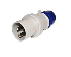 Plug 2P+T 220V. 16A IP44